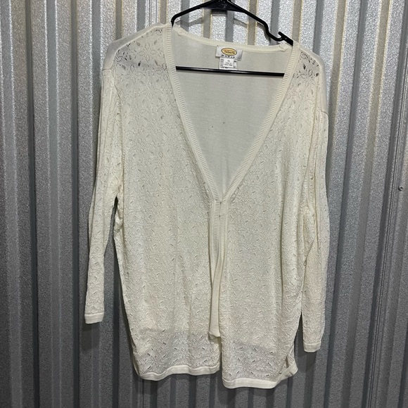 Talbots Sweaters - Talbots Long V Neck Cardigan Sweater Size 1X
